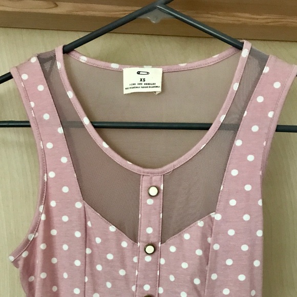 Pins and needles mesh peplum top - Picture 2 of 4